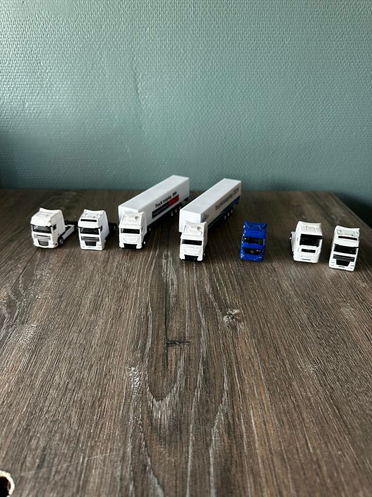 Miniatuur vrachtwagens zonder spiegels, Overige merken, Gebruikt, 1:50 of kleiner, Ophalen of Verzenden