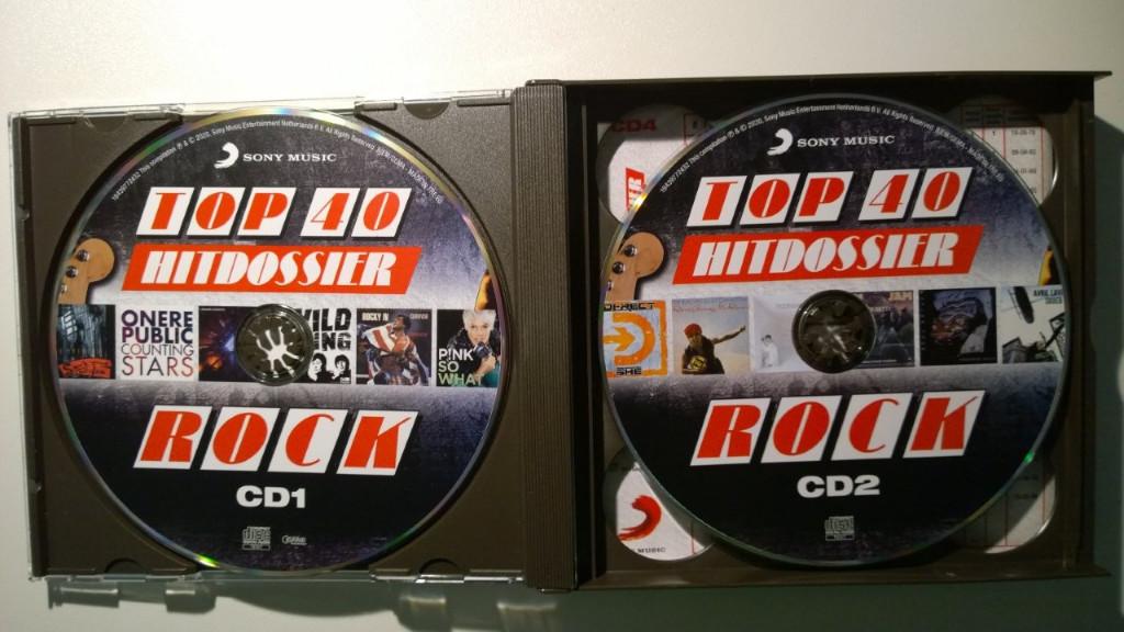 Top 40 Hitdossier Rock (4 CD), Ophalen of Verzenden, Zo goed als nieuw, Rock en Metal