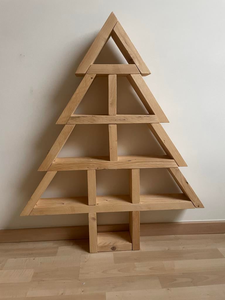 Houten letterbak kerstboom - Unieke decoratie, Diversen, Ophalen, Gebruikt