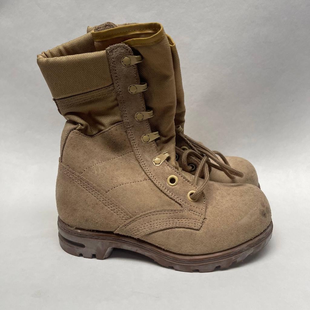 Gerba KL M92 Legerkisten Khaki Desert Suede Schoenen Maat 36