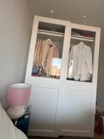 Witte Pax kast met glazen deuren, Ophalen, 100 tot 150 cm, 200 cm of meer, Zo goed als nieuw