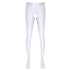 Witte chaps legging / heren dames strakke broek sexy, Verzenden, Nieuw, Overige maten, Wit