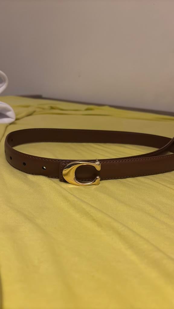 Coach riem, 80 tot 90 cm, Bruin, Nieuw, Heupriem
