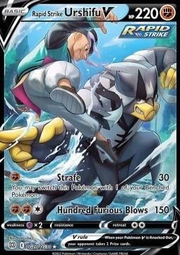 Rapid strike URSHIFU V TG20/TG30 - BRILLIANT STARS, Ophalen of Verzenden, Nieuw, Losse kaart, Foil
