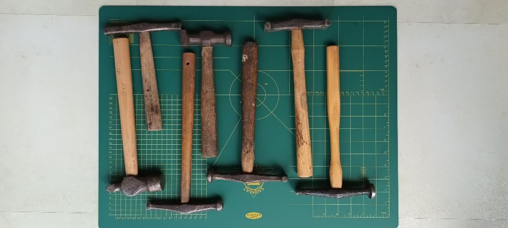 Hamers voor uitdeuken of smeden, Ophalen, Gebruikt