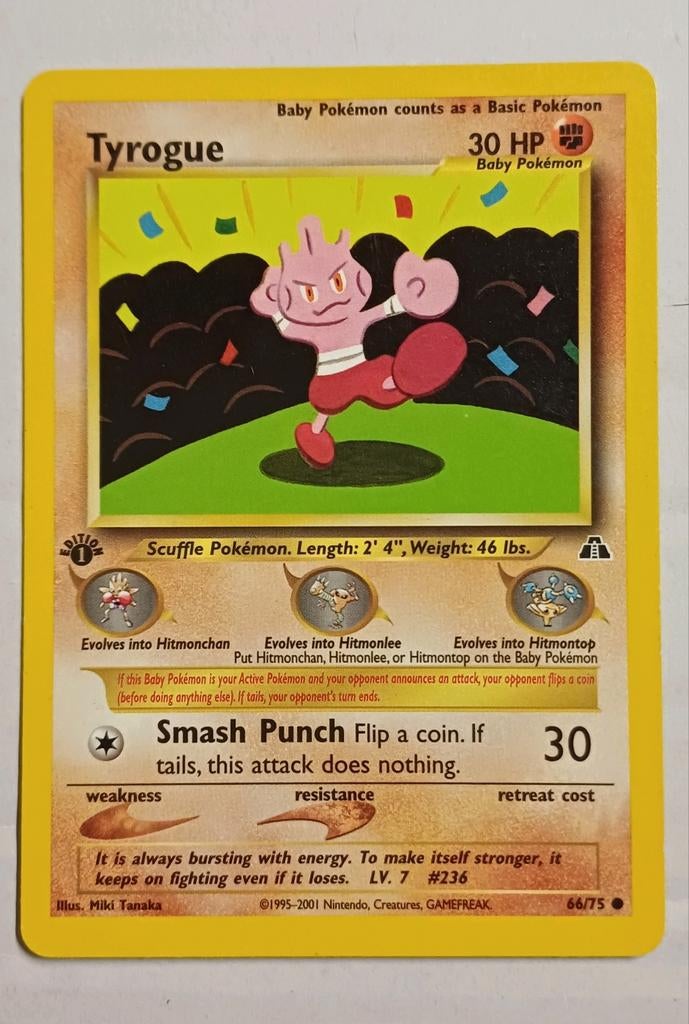 Pokémon Neo Discovery 66/75 1st edition, Ophalen of Verzenden, Zo goed als nieuw