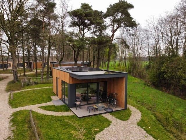 Moderne recreatiewoning op luxueus park in de Achterhoek, Gelderland, 30 m², 1 slaapkamers, Bungalow