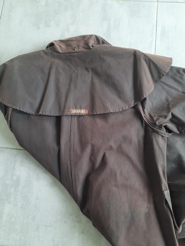 Drizabone wax jas, Kleding | Dames, Jassen | Winter, Bruin, Drizabone, Zo goed als nieuw, Ophalen