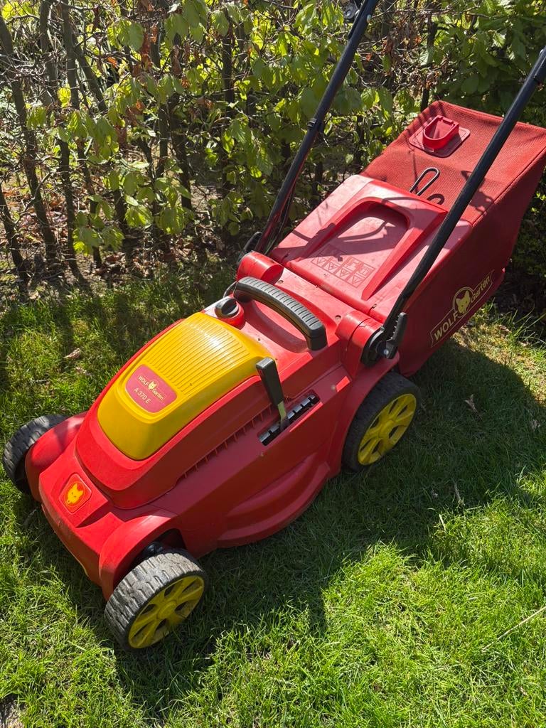 Wolfgarten grasmaaier A370E. Electrisch, Ophalen, Gebruikt