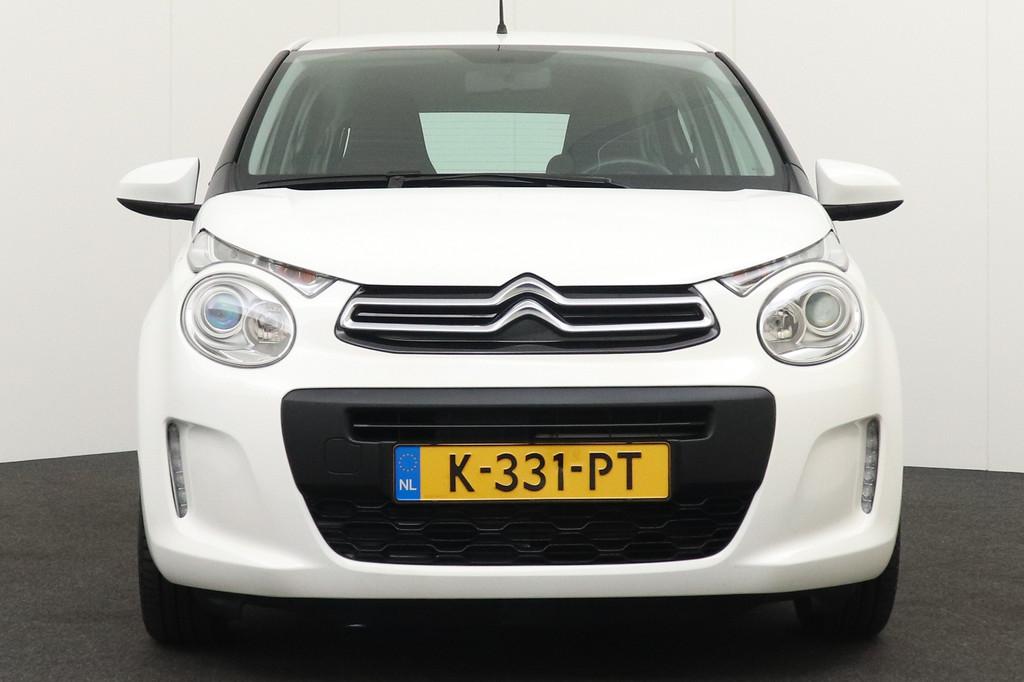 Citroën C1 1.0 73 PK VTi Feel Bluetooth DAB LED Airco Start, Voorwielaandrijving, Stof, Gebruikt, 4 stoelen