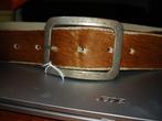 Riem koeienvacht, 3 tot 5 cm, Echt leder, Tailleriem, Ophalen of Verzenden