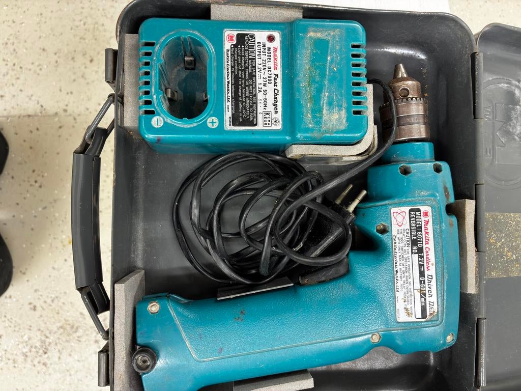 Makita accu boormachine, Ophalen, Gebruikt, Boormachine