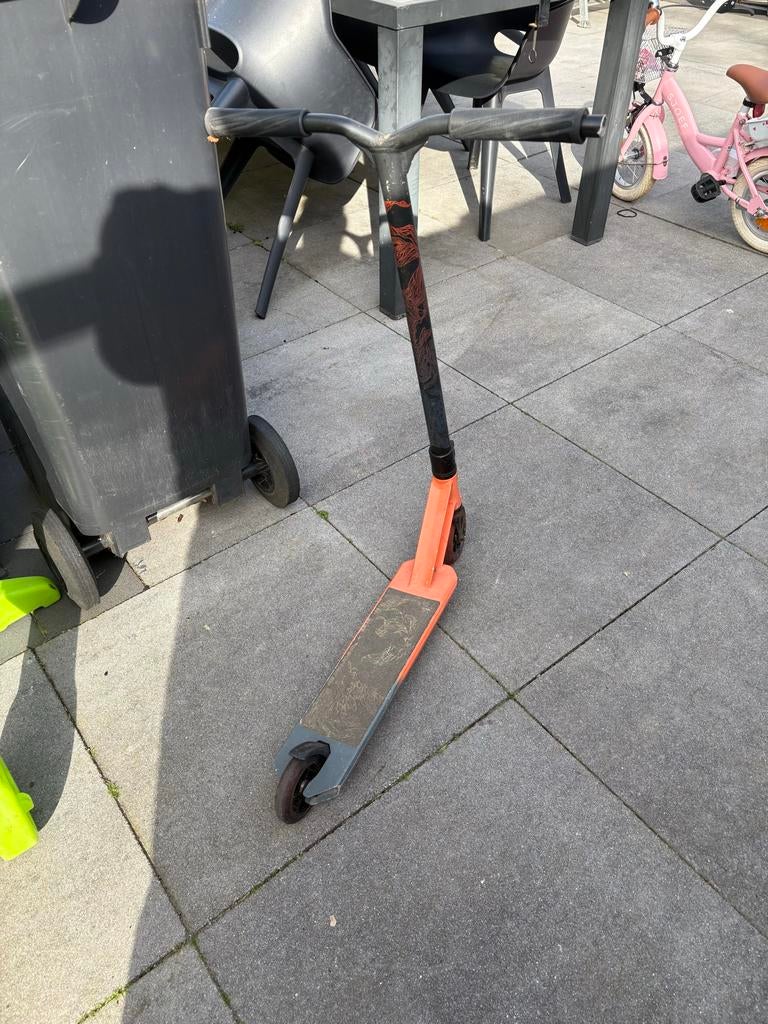 Stuntstep oranje/zwart - Gebruikt, Ophalen of Verzenden, Gebruikt, Gewone step