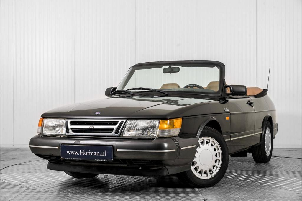 Saab 900 Cabrio 2.0 Turbo 16 (bj 1990, automaat), Auto's, Saab, 145 pk, Gebruikt, 4 cilinders, Cabriolet