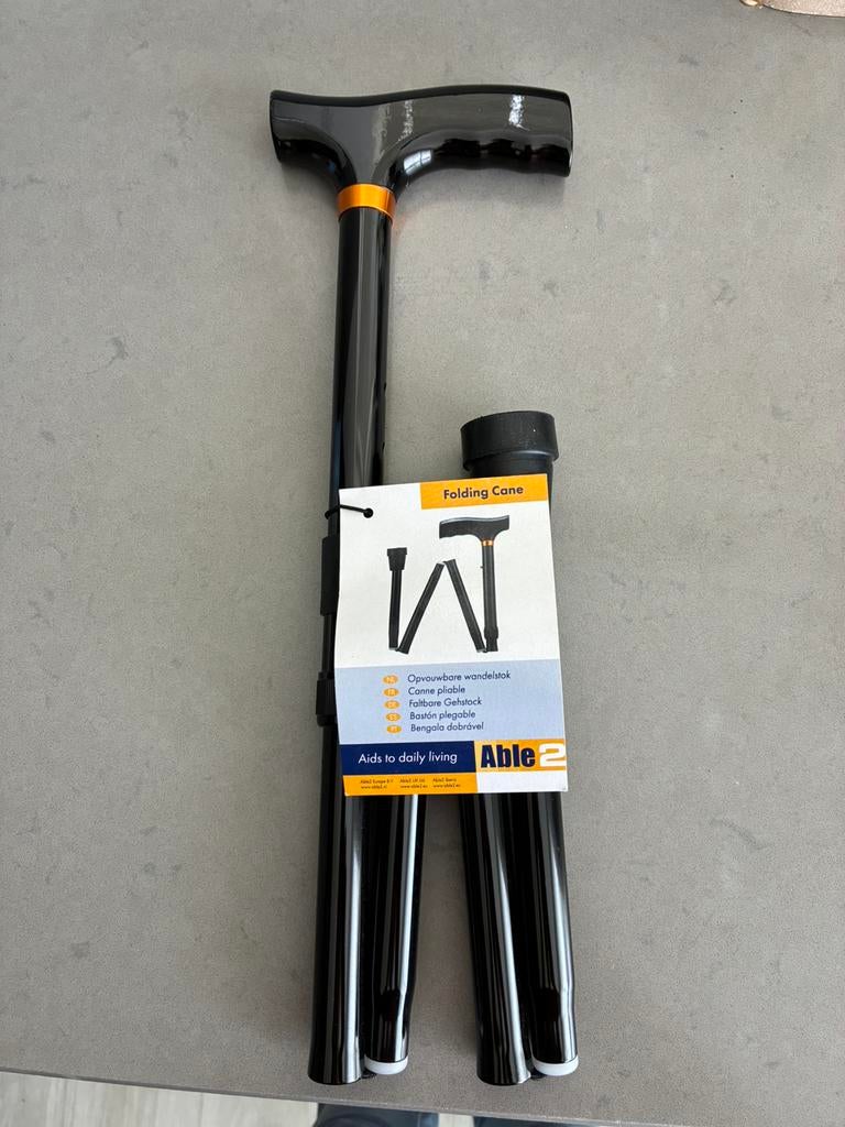 Nieuwe opvouwbare wandelstok, Diversen, Wandelstokken, Ophalen, Verstelbaar, Nieuw