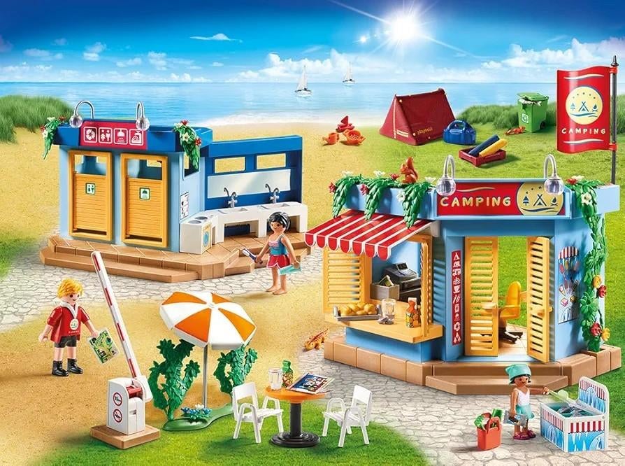 Grote camping van Playmobil, Kinderen en Baby's, Speelgoed | Playmobil, Ophalen of Verzenden, Zo goed als nieuw, Complete set