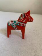 Authentiek Zweeds Dala Paardje - Rood Handgeschilderd, Verzamelen, Ophalen of Verzenden, Gebruikt, Dier