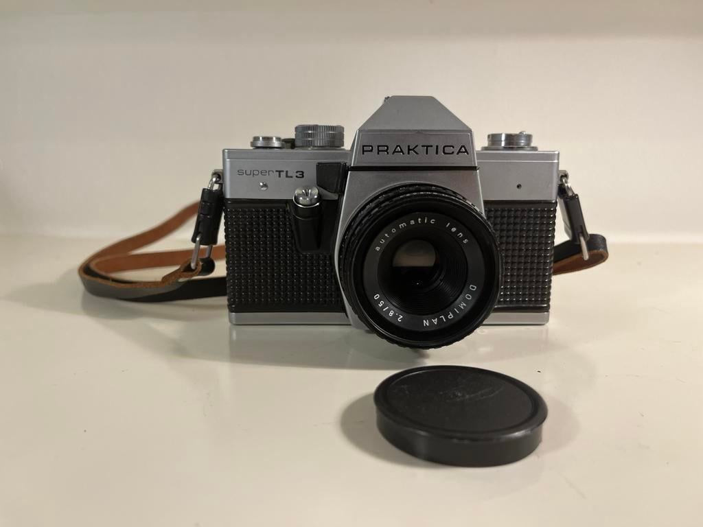 Praktica Super TL3 Spiegelreflexcamera met Domiplan lens, Audio, Tv en Foto, Fotocamera's Analoog, Ophalen of Verzenden, Gebruikt