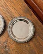 Verzilverd Christofle Malmaison bordje / coaster, Ophalen of Verzenden, Zo goed als nieuw, Zilver
