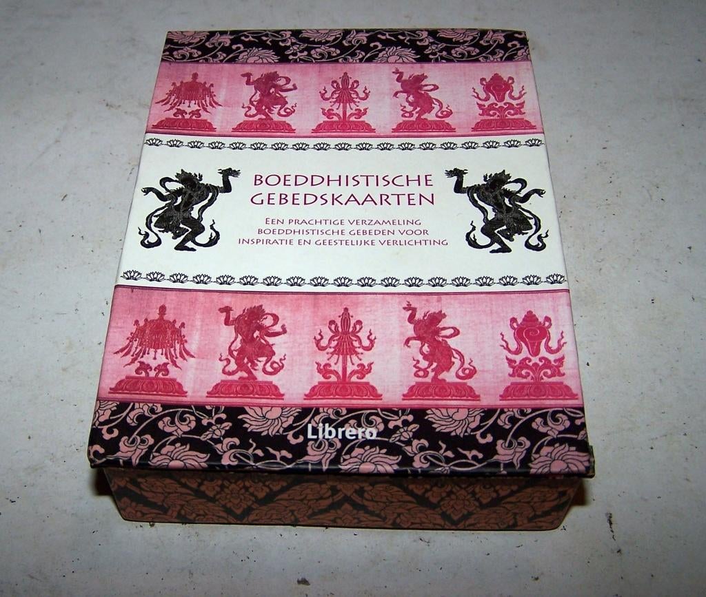 Set Boeddhistische gebedskaarten. Uitg. Librero. Nieuw., Verzamelen, Religie, Ophalen of Verzenden, Nieuw, Kaart of Prent, Boeddhisme