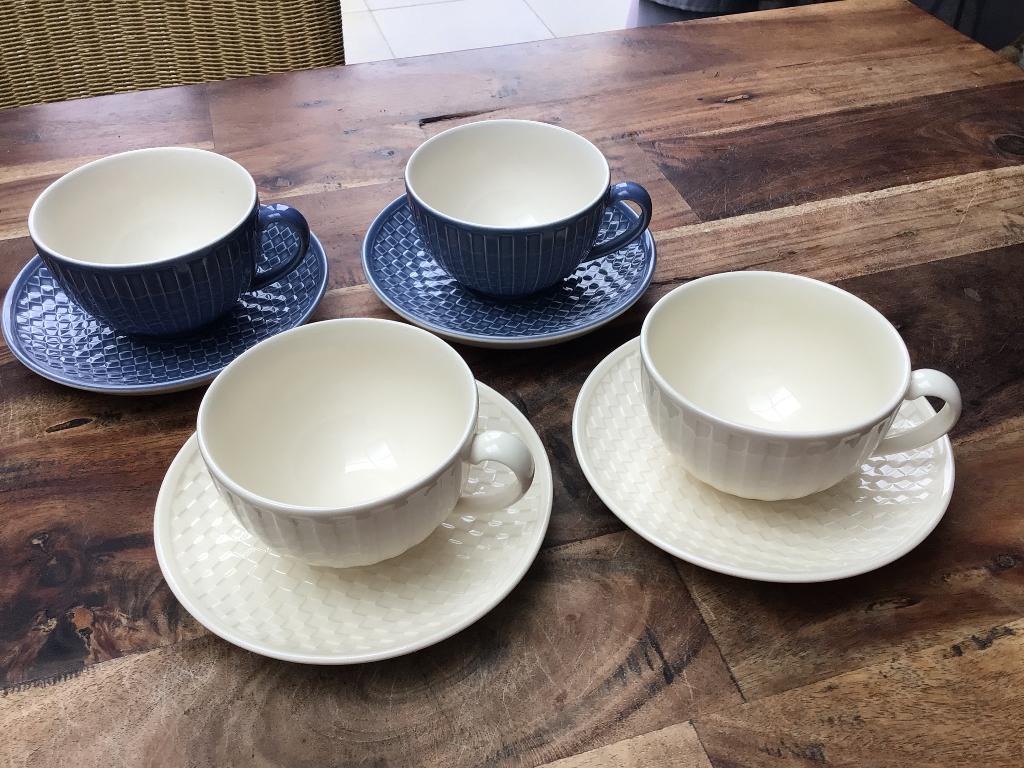 Wedgwood Weekday Weekend Queens ware kop en sch.zeldzaam, Huis en Inrichting, Keuken | Servies, Ophalen of Verzenden, Zo goed als nieuw