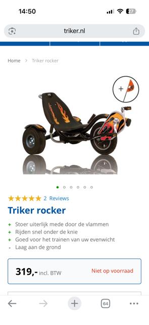 Stoere skelter, Ophalen, Zo goed als nieuw, Overige merken