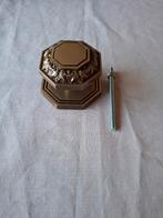 koperen deurknop met achterplaat, Ophalen of Verzenden, Zo goed als nieuw, Koper of Messing, Overige typen