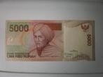 Indonesië- 5000 Rupiah - Bankbiljet, Verzenden, Zuidoost-Azië, Los biljet