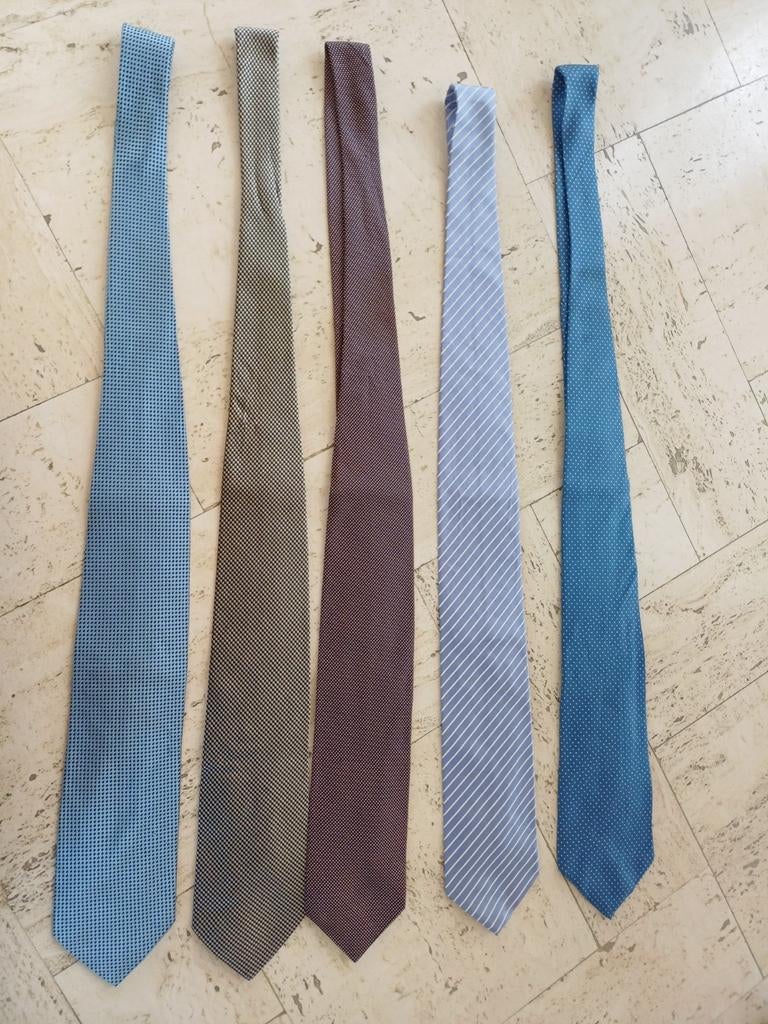 Vijf stropdassen van Duetz, Ophalen of Verzenden, Zo goed als nieuw, Duetz, Met patroon