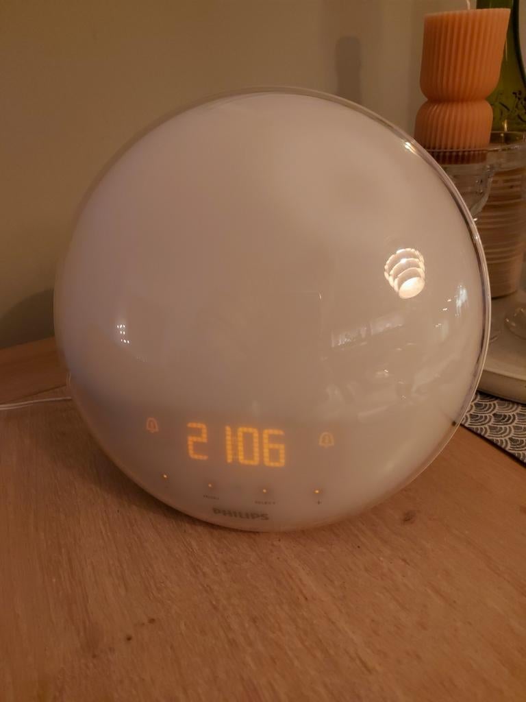Philips wake up light JF3520, Ophalen, Zo goed als nieuw, Digitaal