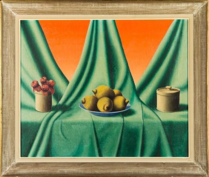 Lodewijk Johannes Bosch (1894 1980) Stilleven met Citroenen, Antiek en Kunst, Kunst | Schilderijen | Modern, Ophalen of Verzenden