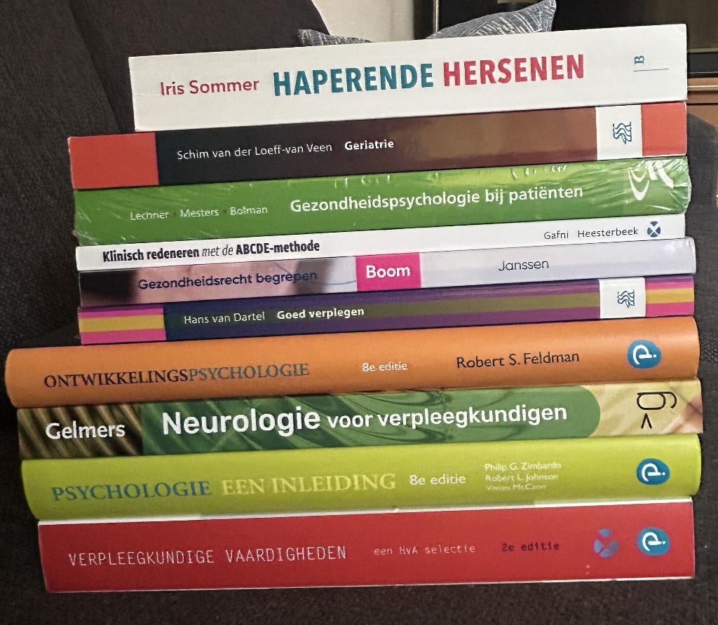 Schoolboeken Verpleegkunde, Overige vakken, Diverse auteurs, Ophalen of Verzenden, Zo goed als nieuw