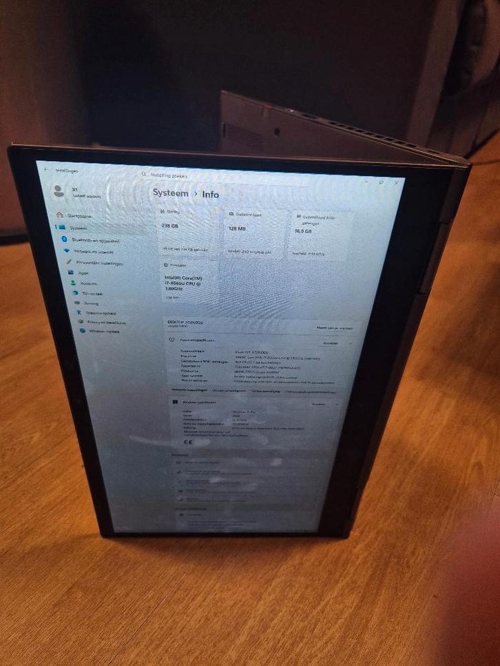 Lenovo X1 Yoga 4TH GEN Ci7 256 GB SSD 16 GB TOUCHSCREEN, Computers en Software, Windows Laptops, Zo goed als nieuw, 14 inch, SSD