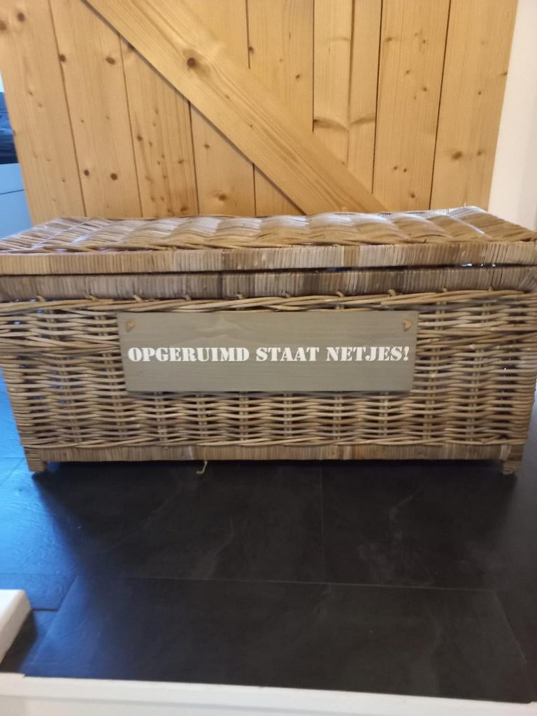 Grote speelgoedmand, Huis en Inrichting, Woonaccessoires | Kisten, Ophalen of Verzenden, 200 cm of meer