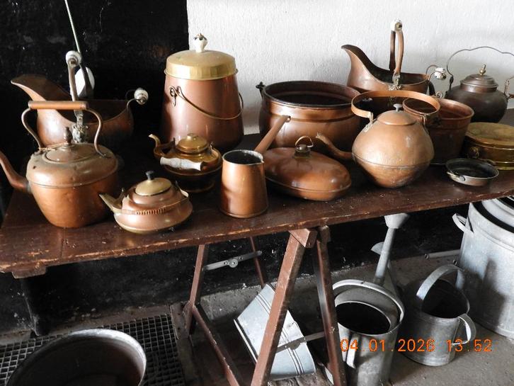 emaille set, Antiek en Kunst, Curiosa en Brocante, Ophalen of Verzenden