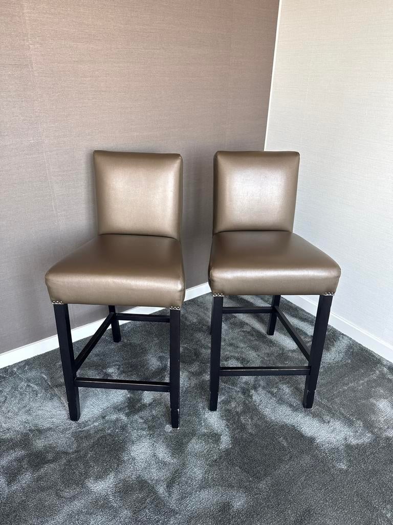 2 Macazz barkrukken voor kookeiland - Gebruikt, 2 krukken, Ophalen of Verzenden, Gebruikt, Hout