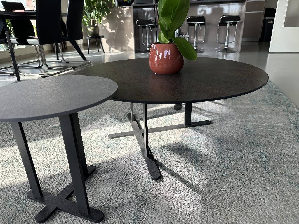 Salontafels, Huis en Inrichting, Tafels | Salontafels, Ophalen, Overige materialen, 50 tot 100 cm, Rond