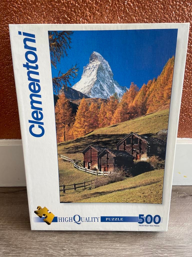 Clementoni puzzel, 500 stukjes, Ophalen of Verzenden, 500 t/m 1500 stukjes, Gebruikt