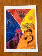 Marc Chagall - La Joie - Joy, 1976, Verzamelen, Ophalen of Verzenden, 1980 tot heden, Ongelopen, Overige thema's