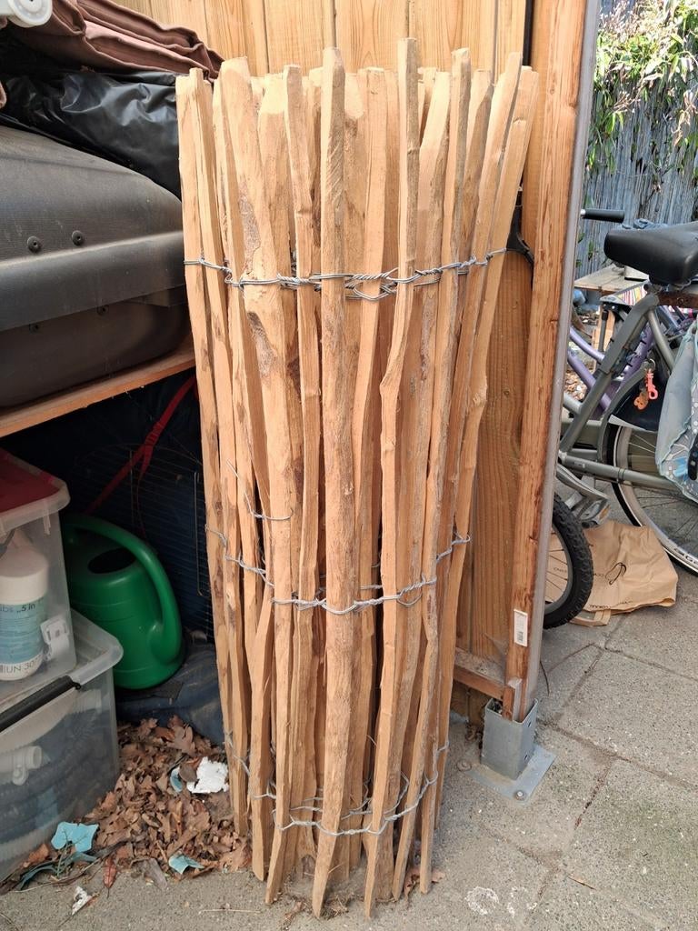 Schapenhek 120cm hoog, 3,5 meter lang, Ophalen, Gebruikt, Hout, Overige typen