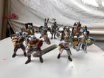 11 Schleich en Papo ridders - Diverse middeleeuwse figuren, Ophalen of Verzenden, Gebruikt
