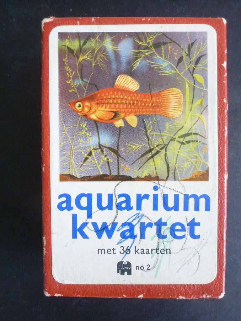 Kwartet Jumbo Aquarium.  jaren 1960, Verzenden, Gebruikt, Kwartet(ten)