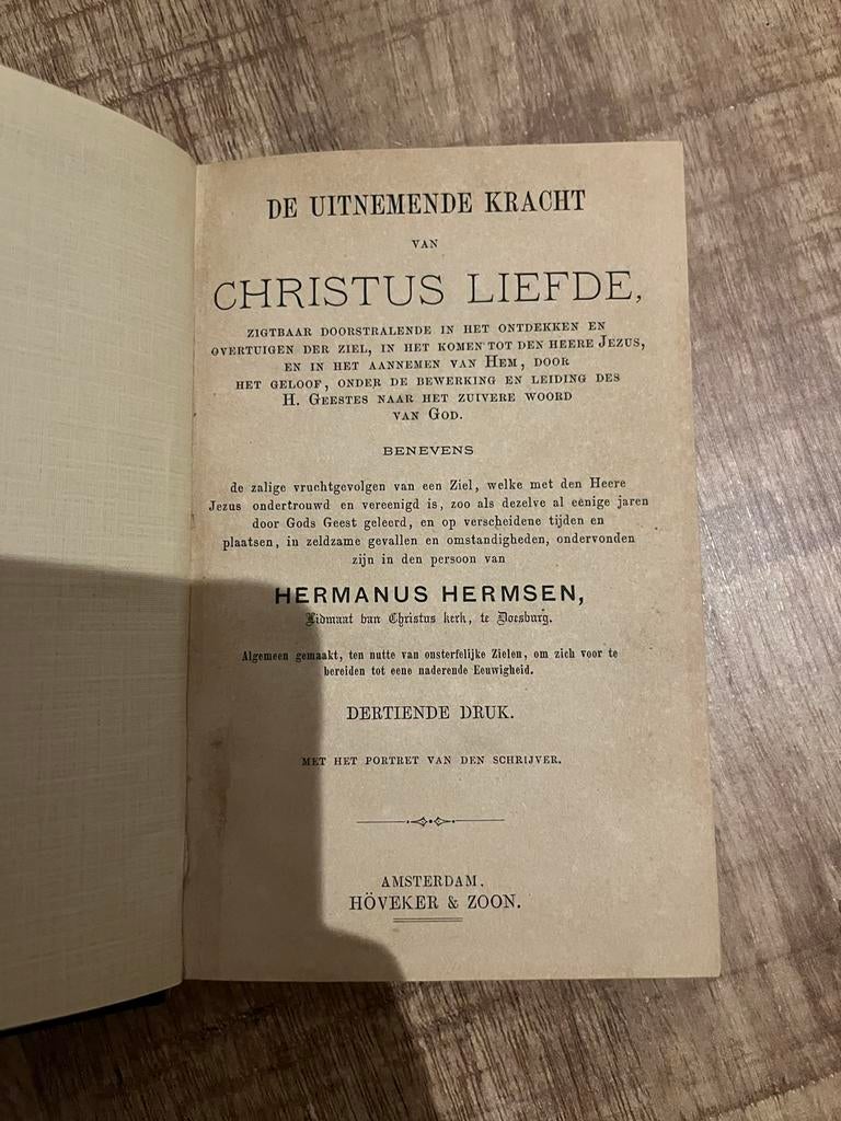 Boek:de uitnemende kracht van Christus liefde, H. hermsen, Ophalen of Verzenden, Zo goed als nieuw, Christendom | Protestants