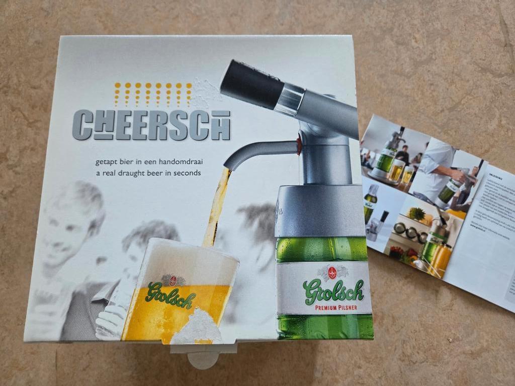 [Nieuw] Grolsch Cheersch biertap, Ophalen of Verzenden, Nieuw, Overige merken