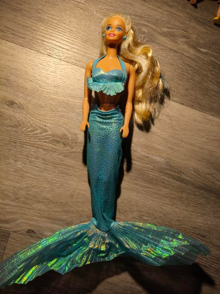 Zeldzame Zeemeermin Barbie 1991 – Vintage Mattel, Kinderen en Baby's, Speelgoed | Poppen, Ophalen of Verzenden