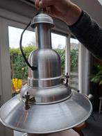 Scheepslamp, zilverkleurig metaal. Inclusief bolletje., Ophalen, Gebruikt, Metaal, Minder dan 50 cm