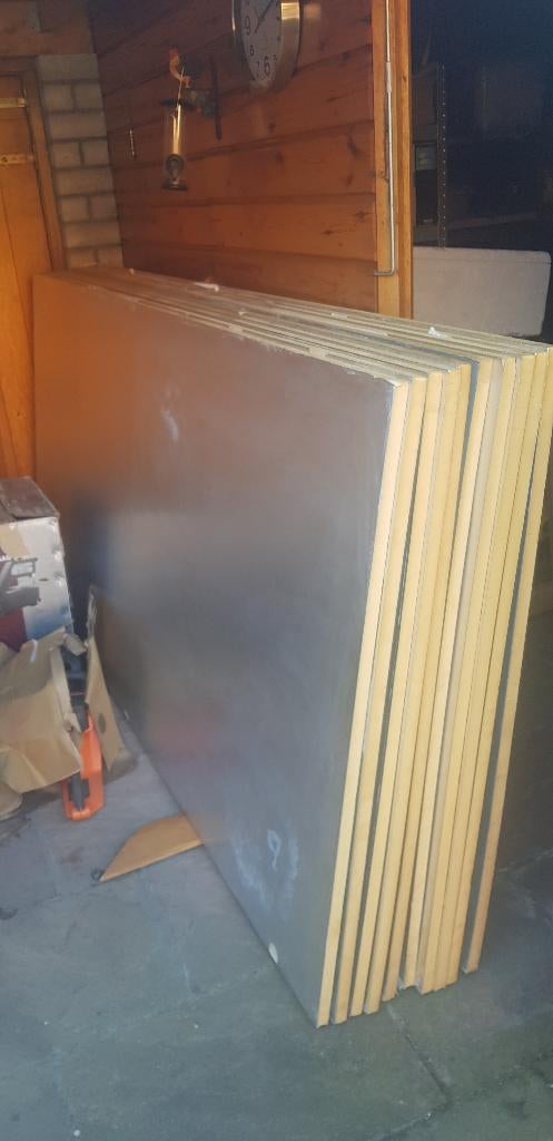 B-Keus PIR Aluminium Kraft 2500x1200x25mm Rd: 1.15, Dakisolatie, Zo goed als nieuw, Hardschuim (Pir), 15 m² of meer