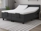 Elektrische boxspring licht grijs. 180/200 cm, Huis en Inrichting, Tweepersoons, Ophalen of Verzenden, Zo goed als nieuw, 180 cm
