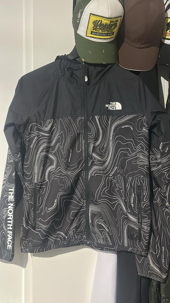 The North Face Windbreaker voor Kids - Zwart met Print, Ophalen of Verzenden, Zo goed als nieuw, Zwart