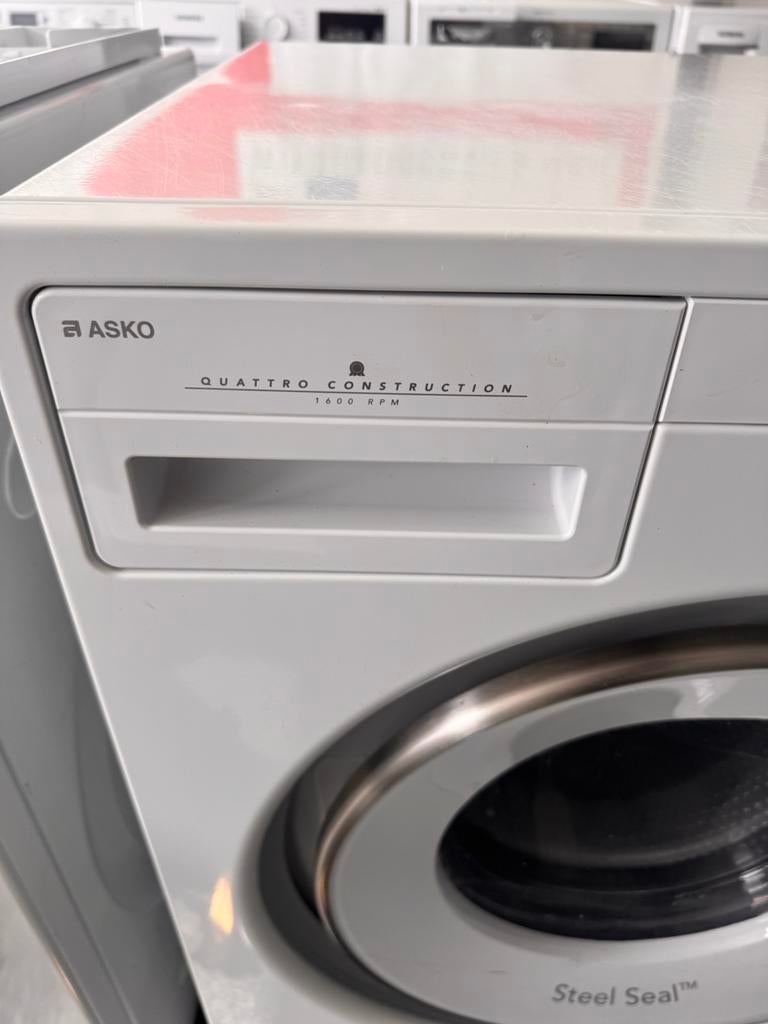 ASKO 1600 QUATTRO STEEL A+++ 8 KG met 2 jaar garantie, N, N, Refurbished, Ophalen of Verzenden